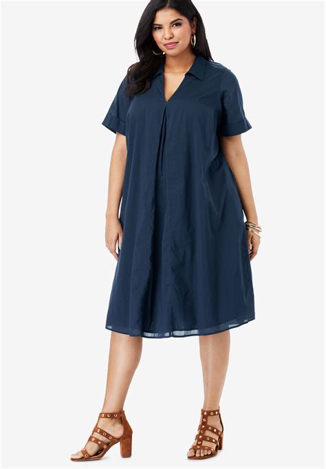 plus size trapeze dresses|plus size casual swing dresses.